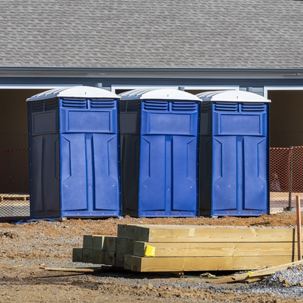 is there a specific order in which to place multiple porta potties in Springdale